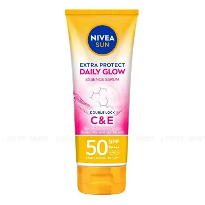 Tinh Chất Dưỡng Thể Chống Nắng Nivea Sáng Mịn Đều Màu Daily Glow Essence Serum SPF50 Pa+++ Chai 180ml