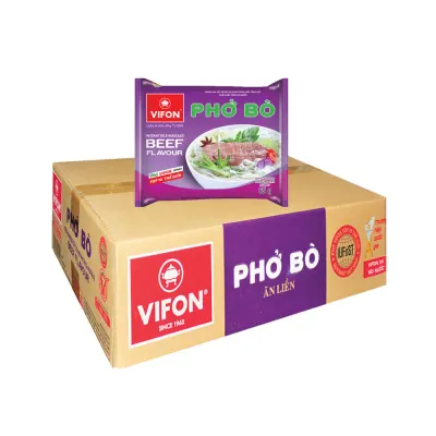 Thùng 30 Gói Phở Vifon Vị Bò 65g