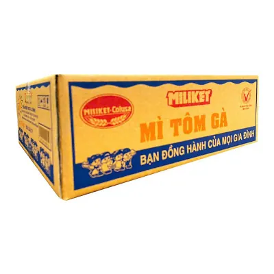 Mì Miliket Tôm Gà Thùng 30x80g