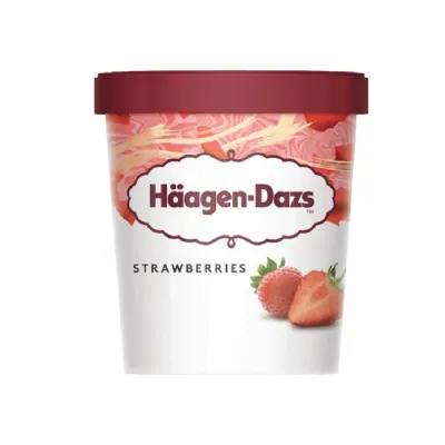 Kem Haagen Dazs Strawberry Hộp 473ml