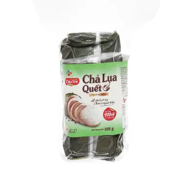 Chả Lụa Quết Thượng Hạng Cầu Tre Gói 500g