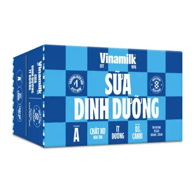 Sữa Dinh Dưỡng Vinamilk Ít Đường 48 Bịch x 220ml