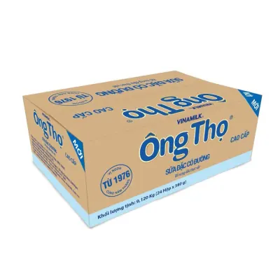 Sữa Đặc Ông Thọ Chữ Xanh Hộp Giấy Thùng 24x380g