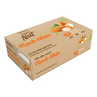 Sữa Đậu Nành Hạnh Nhân Vinamilk 48 x 180ml