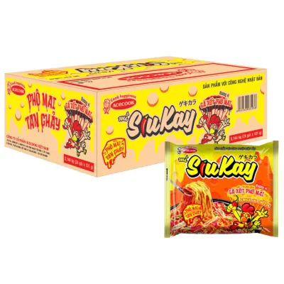 Mì Siukay Gà Cay Phomai Thùng 24x131g