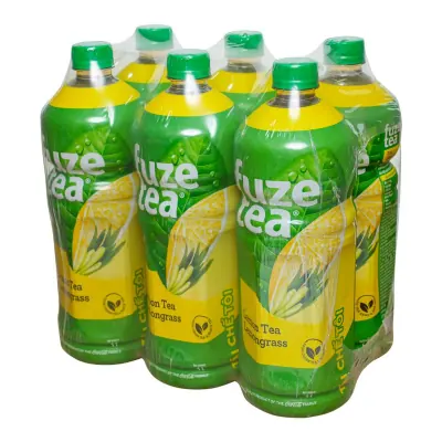 Thực Phẩm Bổ Sung Trà Chanh & Sả Fuze Tea 6 x1L