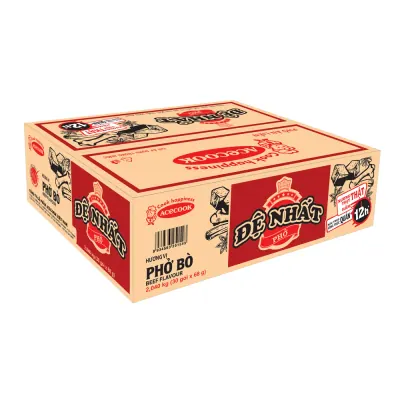 Thùng 30 Gói Phở Đệ Nhất Vị Bò 68g