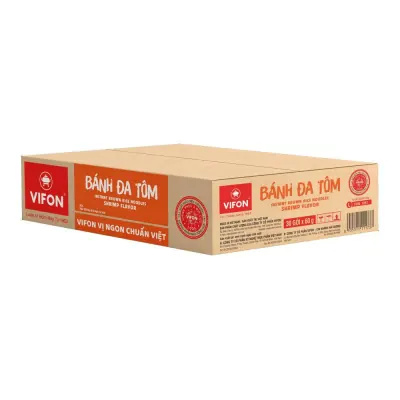 Thùng 30 Gói Bánh Đa Tôm Vifon 60g