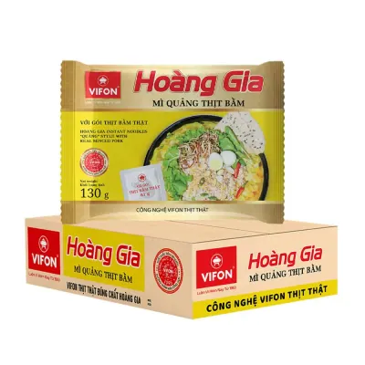 Thùng 18 Gói Mì Quảng Hoàng Gia Thịt Bằm 130g