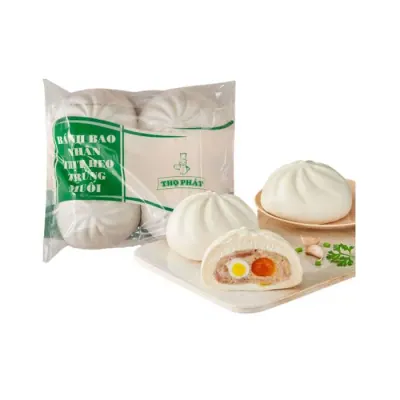 Bánh Bao Thịt Heo Trứng Muối Thọ Phát 4 Cái x 170g
