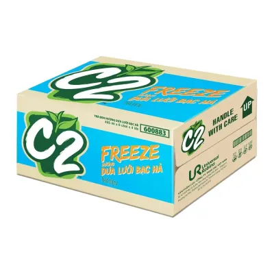 Trà Đen C2 Dưa Lưới Bạc Hà 24x455ml