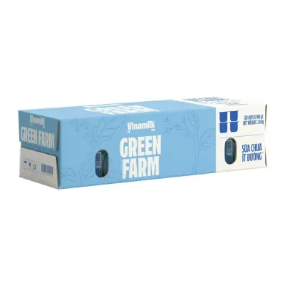 Sữa Chua Vinamilk Green Farm Ít Đường 24x100g