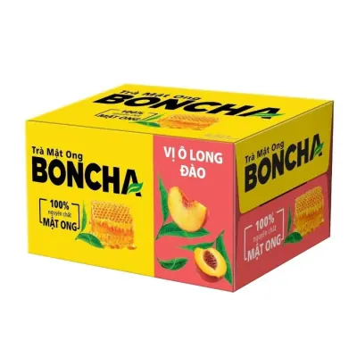 Trà Mật Ong BonCha Olong Đào 24 x 450ml