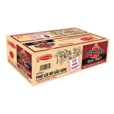Phở Đệ Nhất Vị Bò Gầu Giòn Có Thịt 12 x 108g