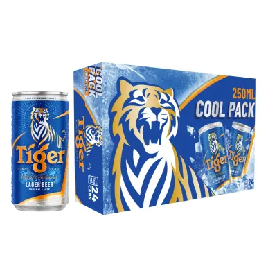 Bia Tiger Coolpack Thùng 24lonx250ml