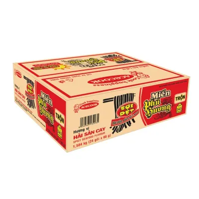 Miến Trộn Phú Hương Hải Sản Cay 24 x 66g