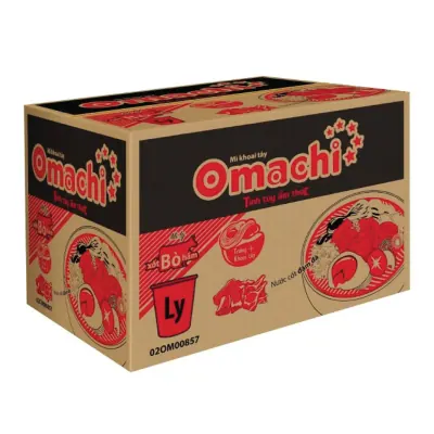 Mì Dinh Dưỡng Omachi Xốt Bò Hầm 24x69g