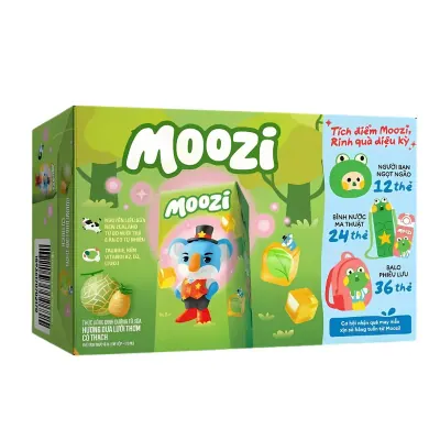 Thức Uống Dinh Dưỡng Sữa Moozi Dưa Lưới Thơm Thạch 48x170ml