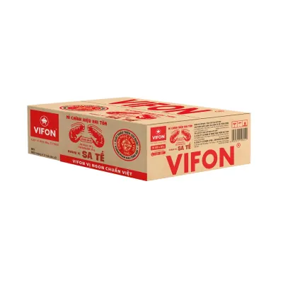 Mì Tôm Vifon Chính Hiệu Vị Sa Tế Thùng 30x60g