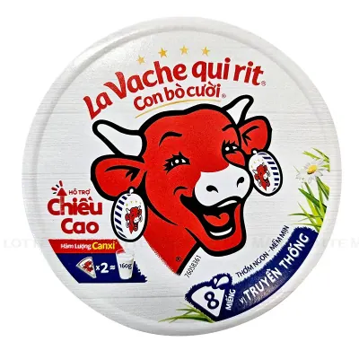Phô Mai Con Bò Cười Vị Truyền Thống Hộp 8 Miếng 112g