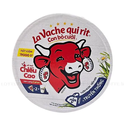 Phô Mai Con Bò Cười Vị Truyền Thống 24 Miếng 336g
