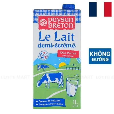 Sữa Tươi Tiệt Trùng Ít Béo 1.5% Paysan Breton 1L