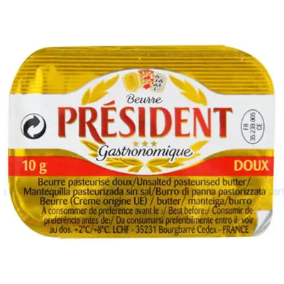 Bơ Lạt Viên President Miếng 10g