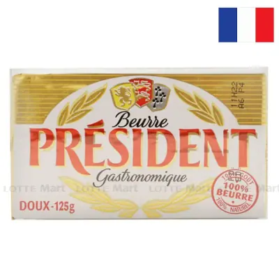Bơ Nhạt President Gói 125g