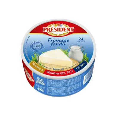 Thực Phẩm Bổ Sung Phô Mai President 24 Miếng 400g - CX - F