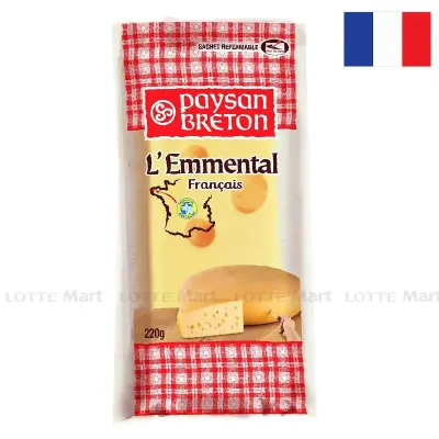 Phô Mai L'emmental Paysan Breton 220g