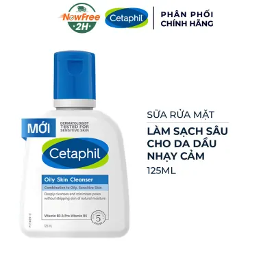 Sữa Rửa Mặt Cetaphil Dịu Lành Cho Da Dầu Nhạy Cảm 125ml