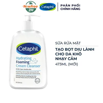 Sữa Rửa Mặt Cetaphil Tạo Bọt Dịu Lành Cho Da Nhạy Cảm 473ml