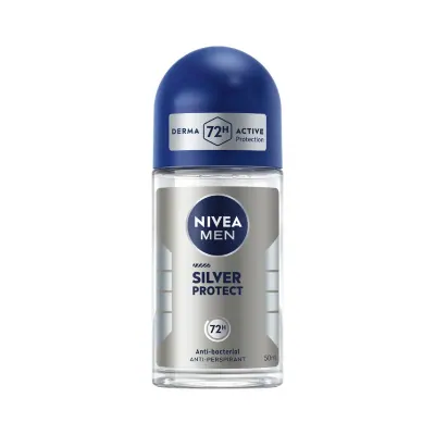 Lăn Ngăn Mùi Nivea Men Phân Tử Bạc Chai 50ml