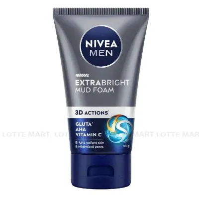 Sữa Rửa Mặt Nivea Men Giúp Sáng Da & Kiểm Soát Nhờn 100g
