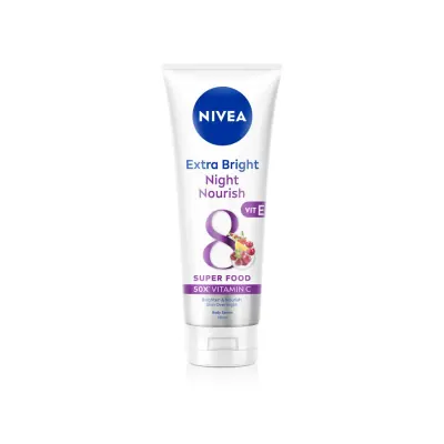 Serum Dưỡng Thể Nivea Dưỡng Trắng Ban Đêm 180ml