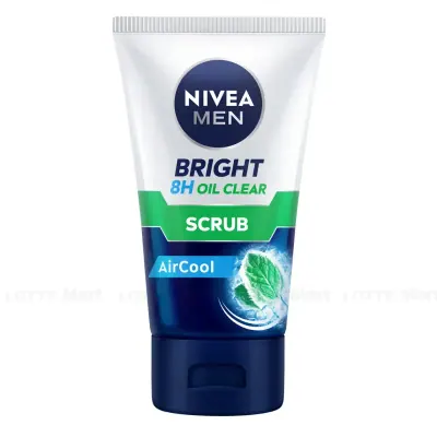 Sữa Rửa Mặt Nivea Men Hạt Mát Xa Sạch Nhờn Mát Lạnh 100g