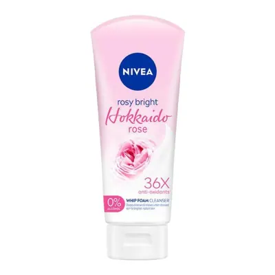 Sữa Rửa Mặt Nivea Tạo Bọt Hoa Hồng Sáng Da 100ml