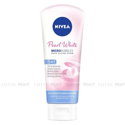 Sữa Rửa Mặt Nivea Tinh Chất Ngọc Trai Làm Sáng Da 100g