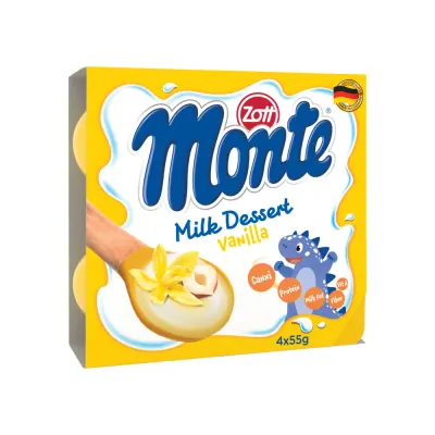 Váng Sữa Zott Monte Vani Lốc 4x55g
