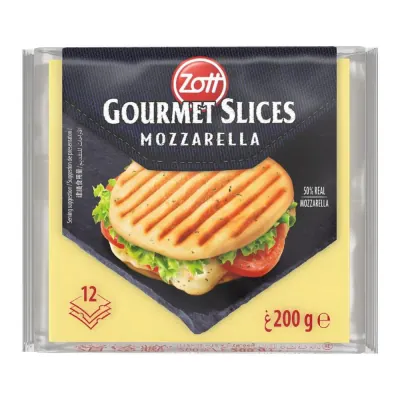 Phô Mai Lát Mozzarella Zott Gói 200g