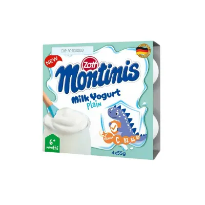 Sữa Chua Zott Montinis Nguyên Bản 4x55g