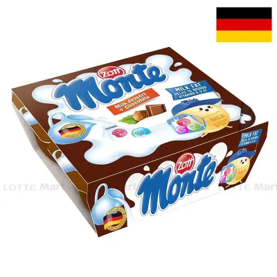 Lốc 4 Hũ Váng Sữa Zott Monte Vị Socola 55g