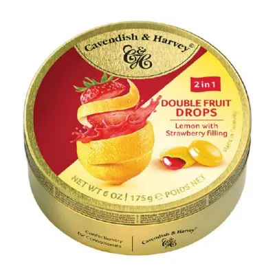 Kẹo C&H Chanh Nhân Dâu Tây 175g