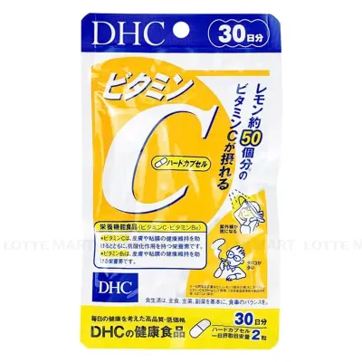 Thực Phẩm Bảo Vệ Sức Khỏe DHC Bổ Sung Vitamin C Hard Capsule Túi 60 Viên