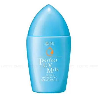 Sữa Chống Nắng Senka Kiềm Dầu Mịn Lì Cho Da Dầu Perfect UV Milk SPF50+ Pa++++ 40ml