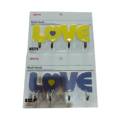 Móc Treo Đa Năng 1.5kg Love – AS0058 – 4 Cái