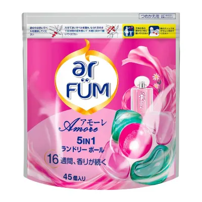 Viên Giặt Xả Arfum Amore Túi 45 Viên x 12g