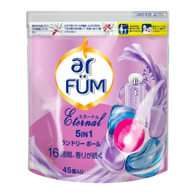 Viên Giặt Xả Arfum Eternal 5 Trong 1 Túi 12g x 45 Viên