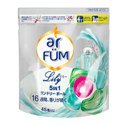 Viên Giặt Xả Arfum Lily 5 Trong 1 Túi 12g x 45 Viên
