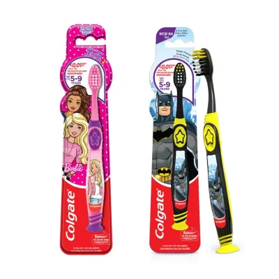 Bàn Chải Trẻ Em Colgate Spider & Barbie 5 – 9 Tuổi